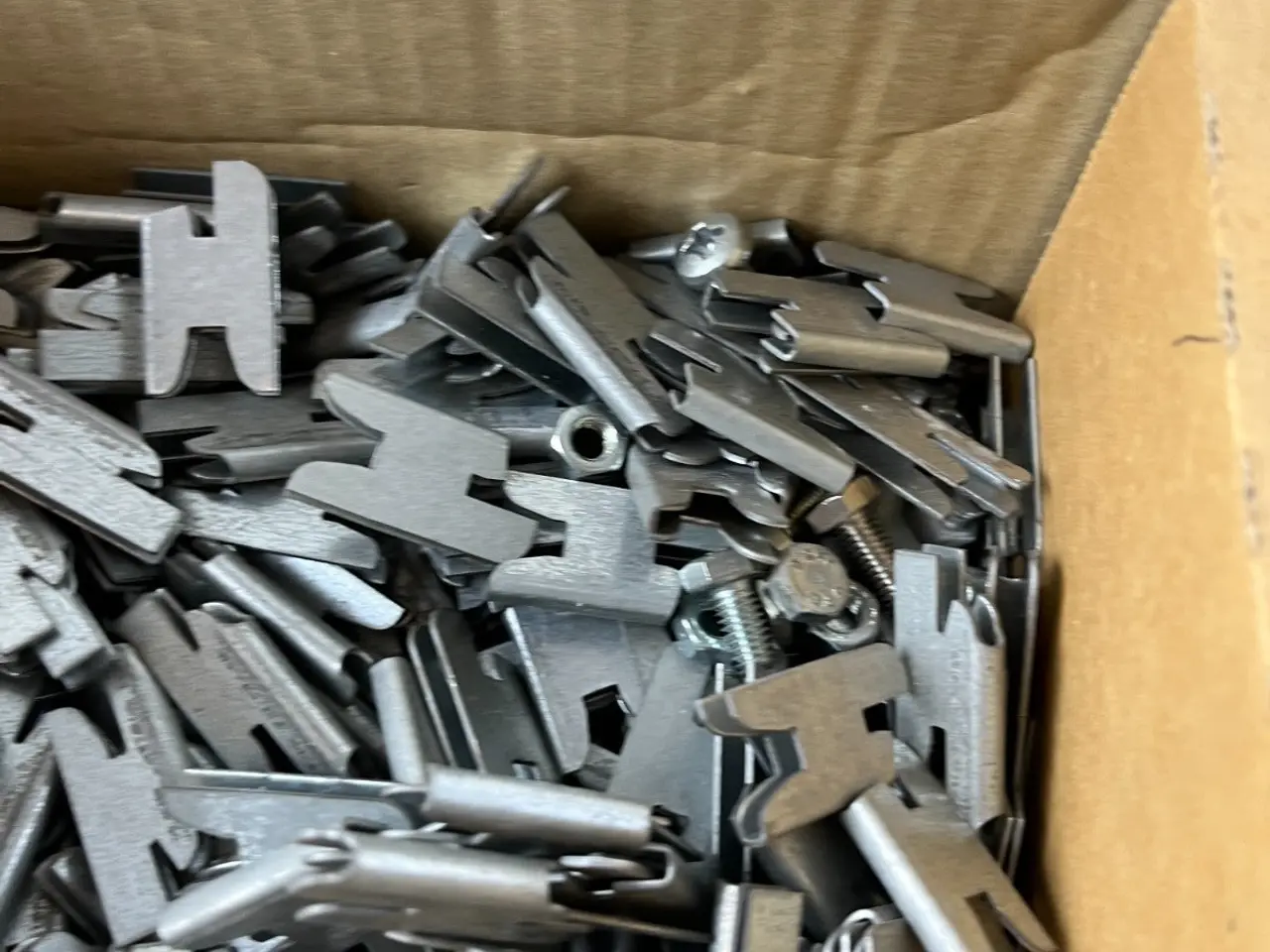 Billede 6 - parti Of Steel Mounting Clips Brackets Hardware