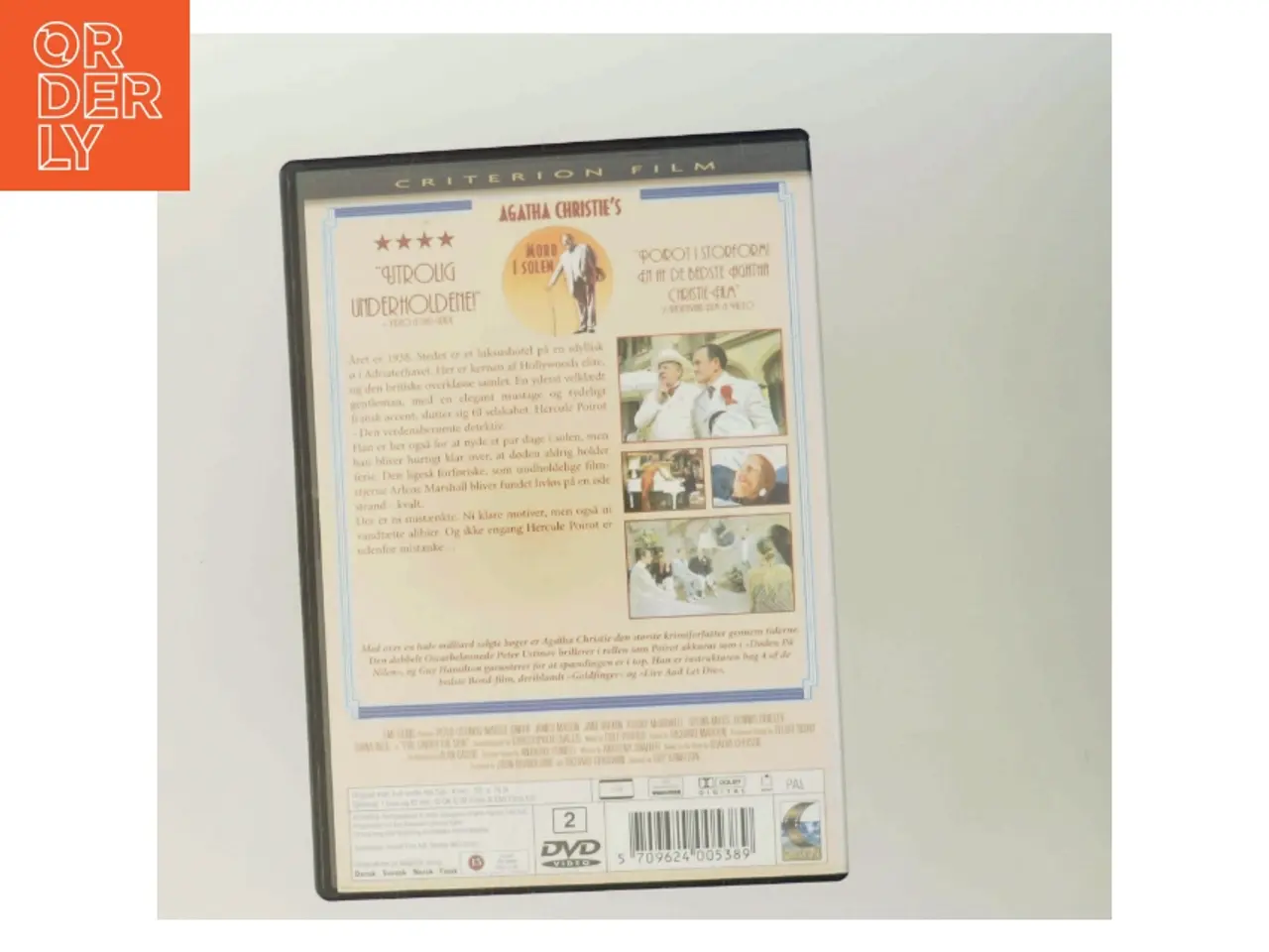 Billede 3 - Mord I Solen (Agatha Christie) med Peter Ustinov (DVD)