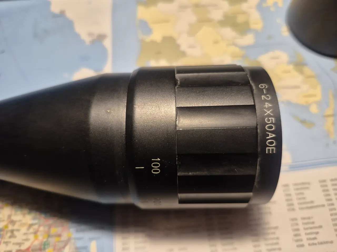 Billede 3 - Tasco 6-24x50 AOE riffel sigtekikkert.