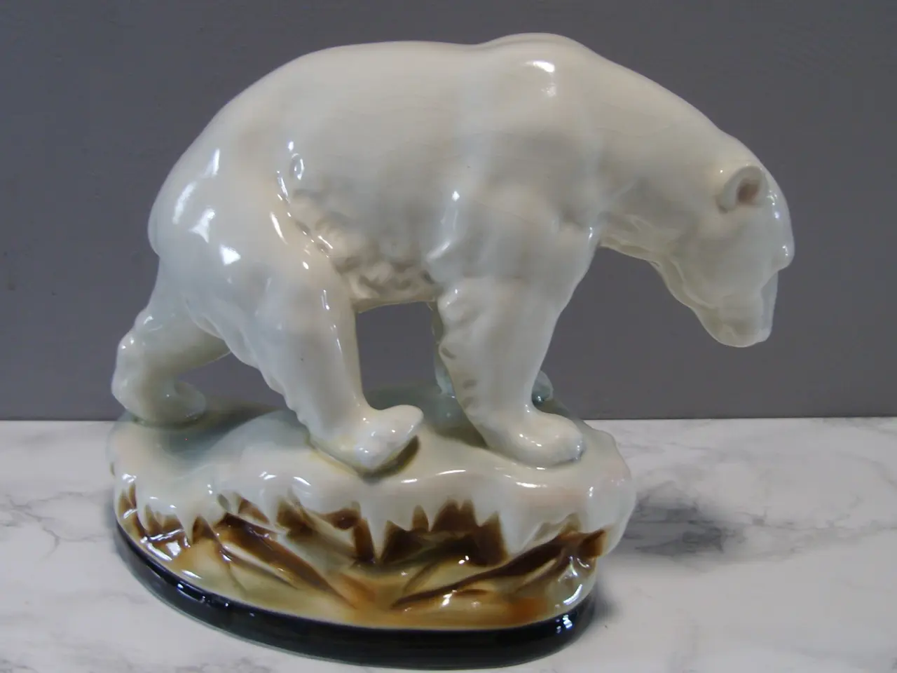 Billede 4 - Stor isbjørn af porcelæn