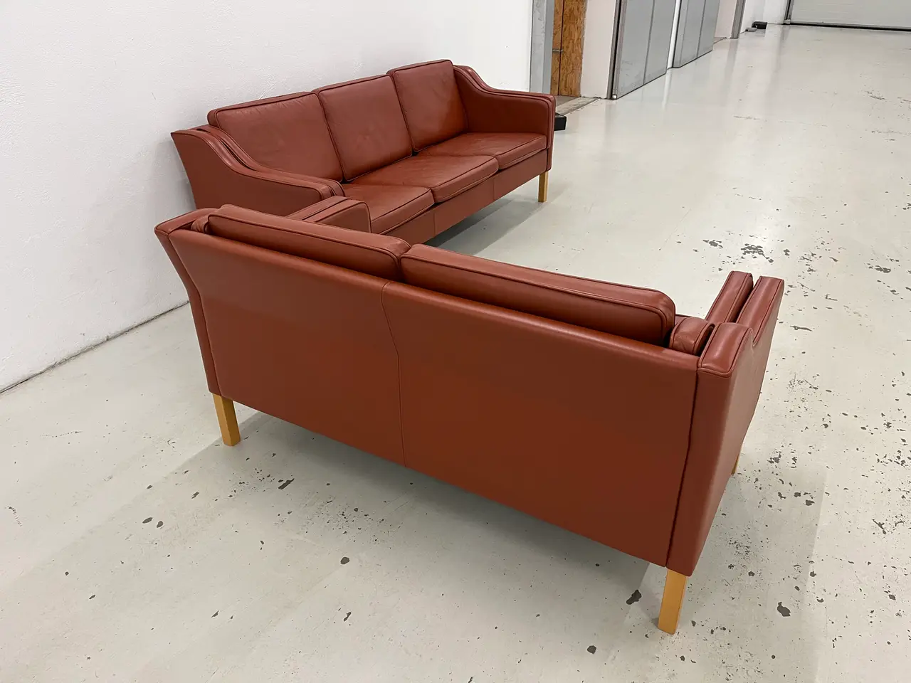 Billede 7 - Eksklusiv Mogens Hansen MH195 3+2 Pers.cognac 