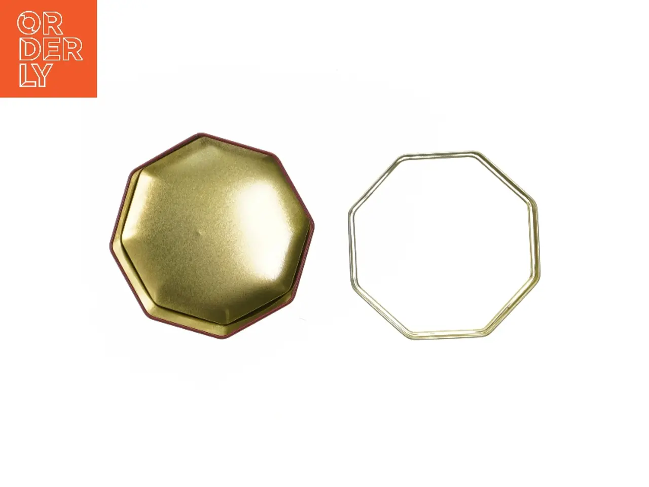 Billede 5 - Dekorativ metaldåse (str. 11x12,5 cm)