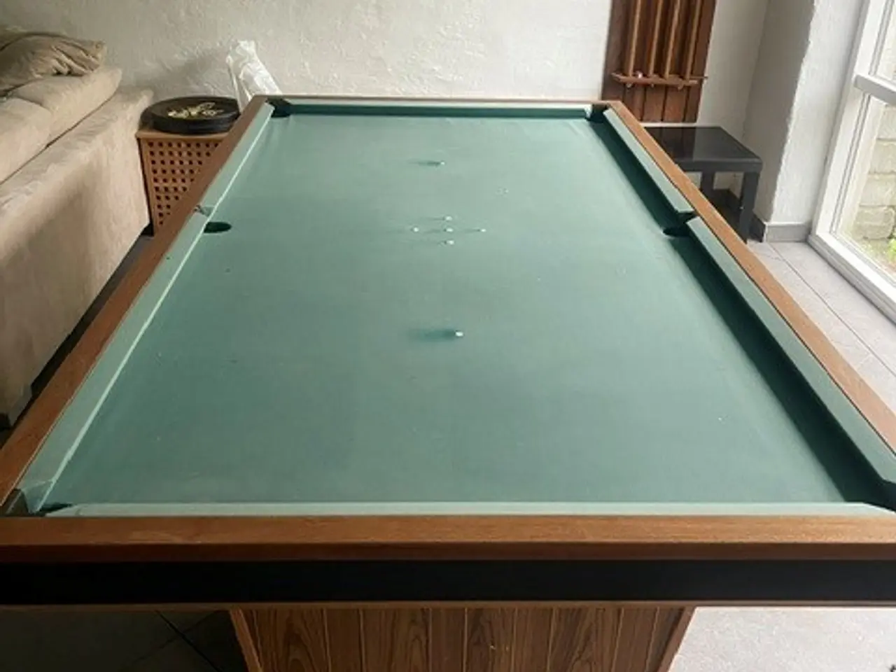 Billede 1 - Klassisk billiardbord – komplet spil sæt