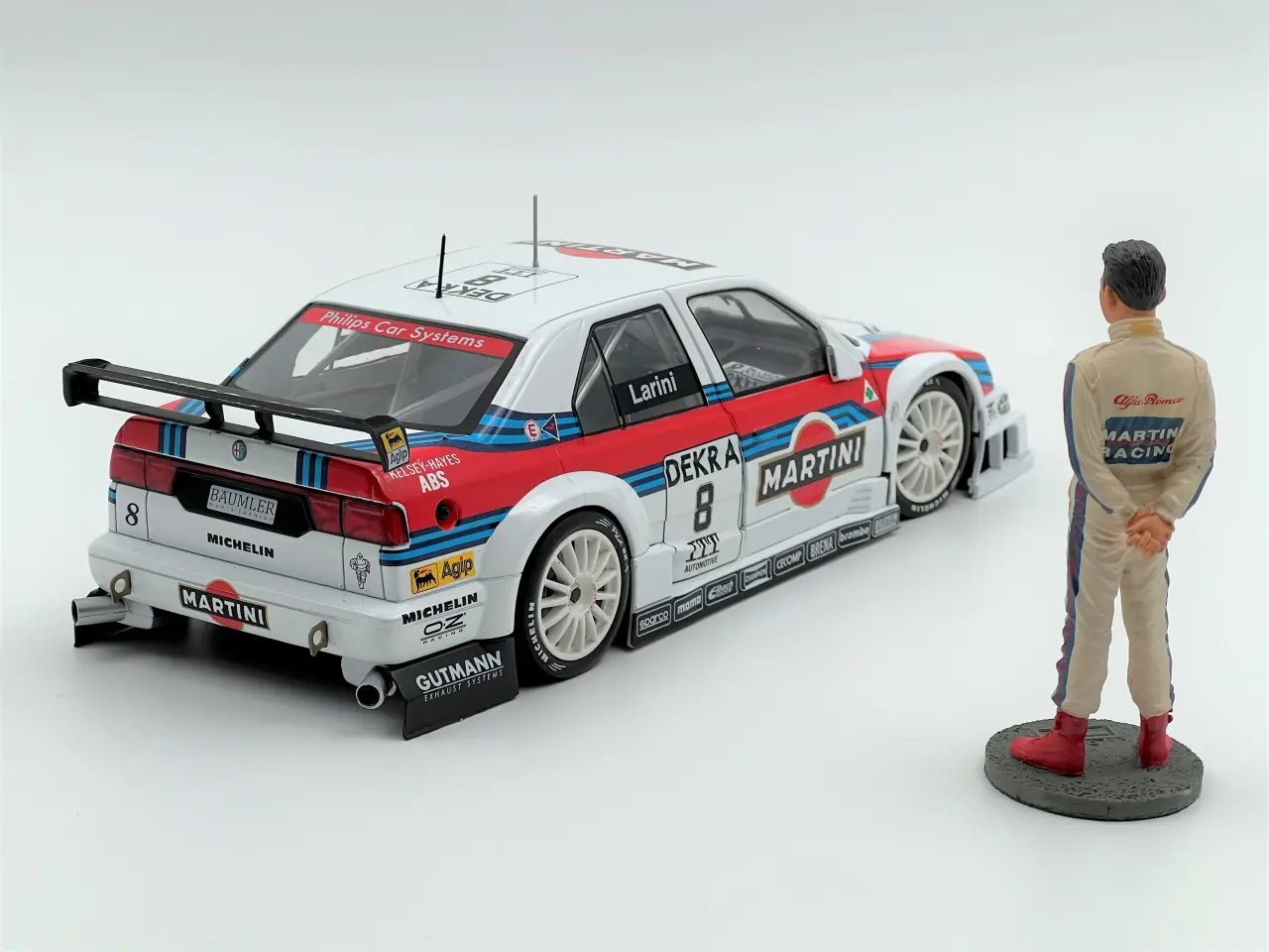 Billede 7 - 1995 Alfa Romeo 155 V6 Ti DTM #8 med figur 1:18
