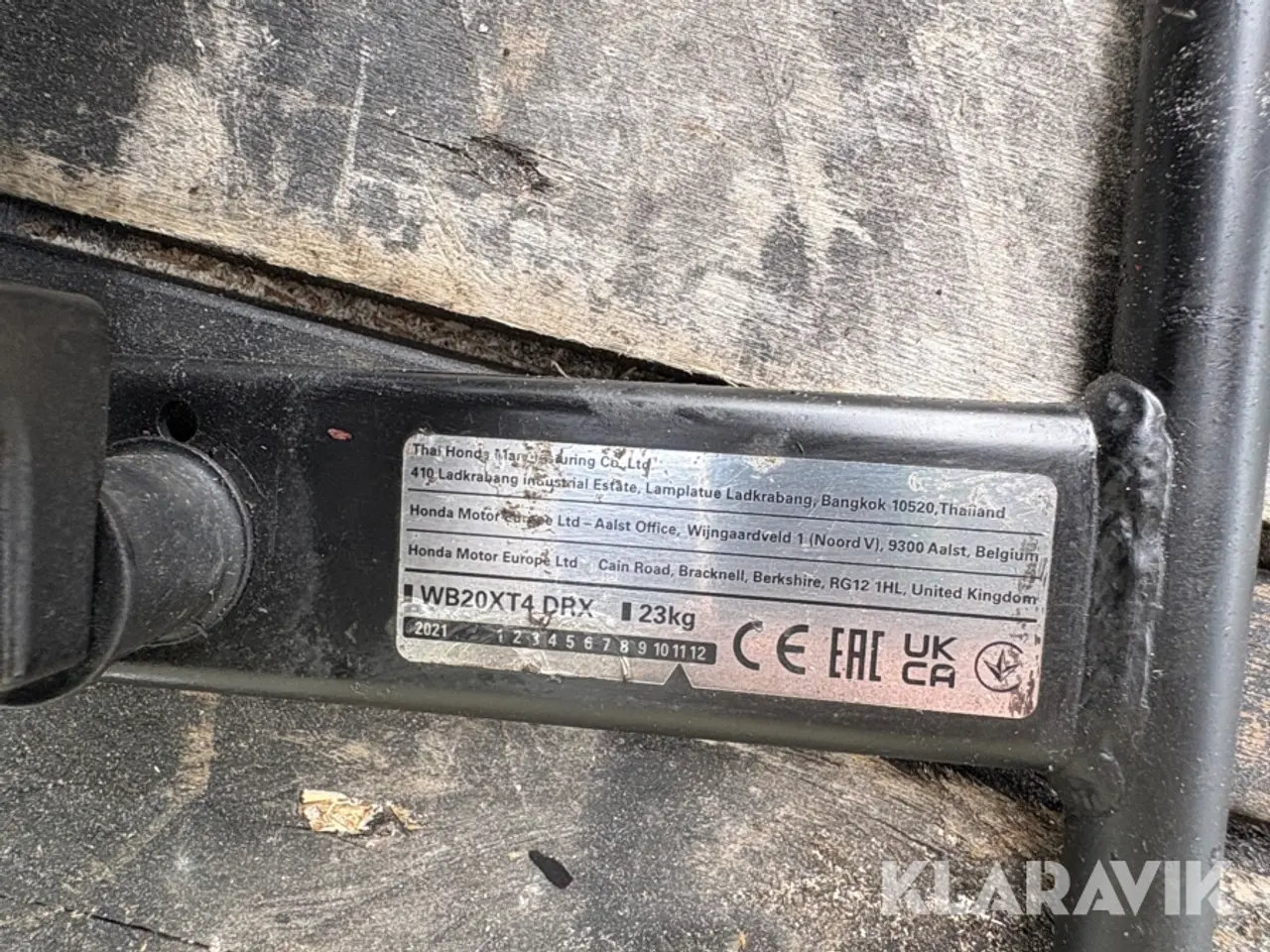 Billede 10 - Vandpumpe Honda WB20XT