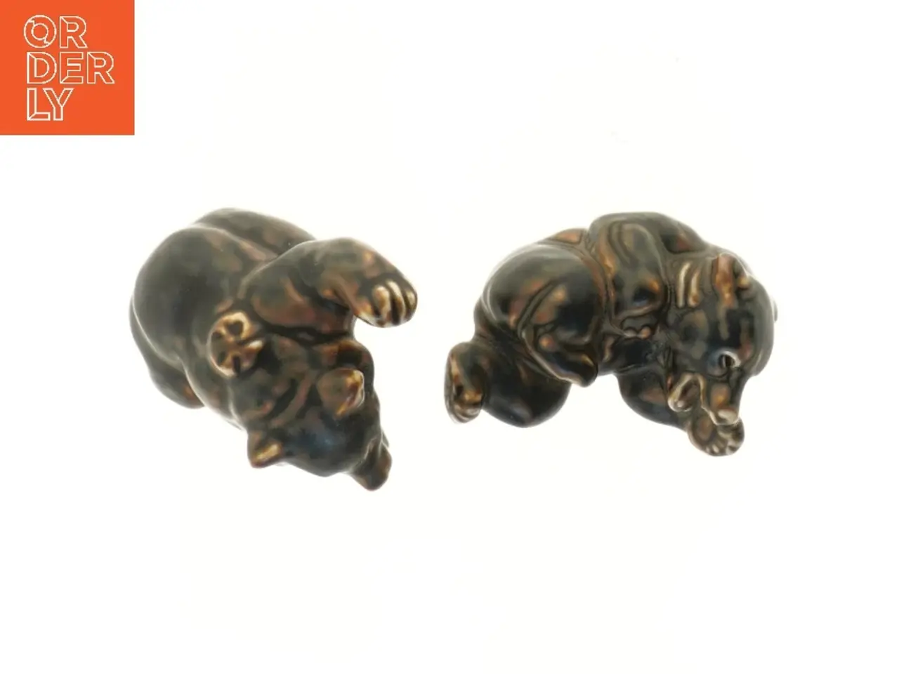 Billede 3 - Royal Copenhagen bjørneunger stentøj (str. 9 cm)