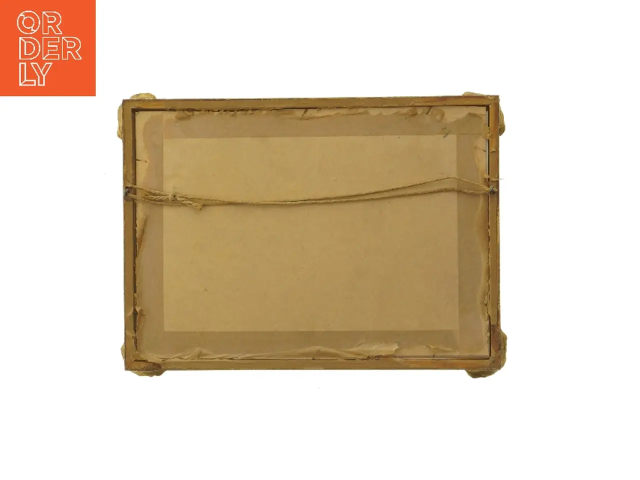 Billede 2 - Antik billede i gylden ramme (str. 25x18 cm)