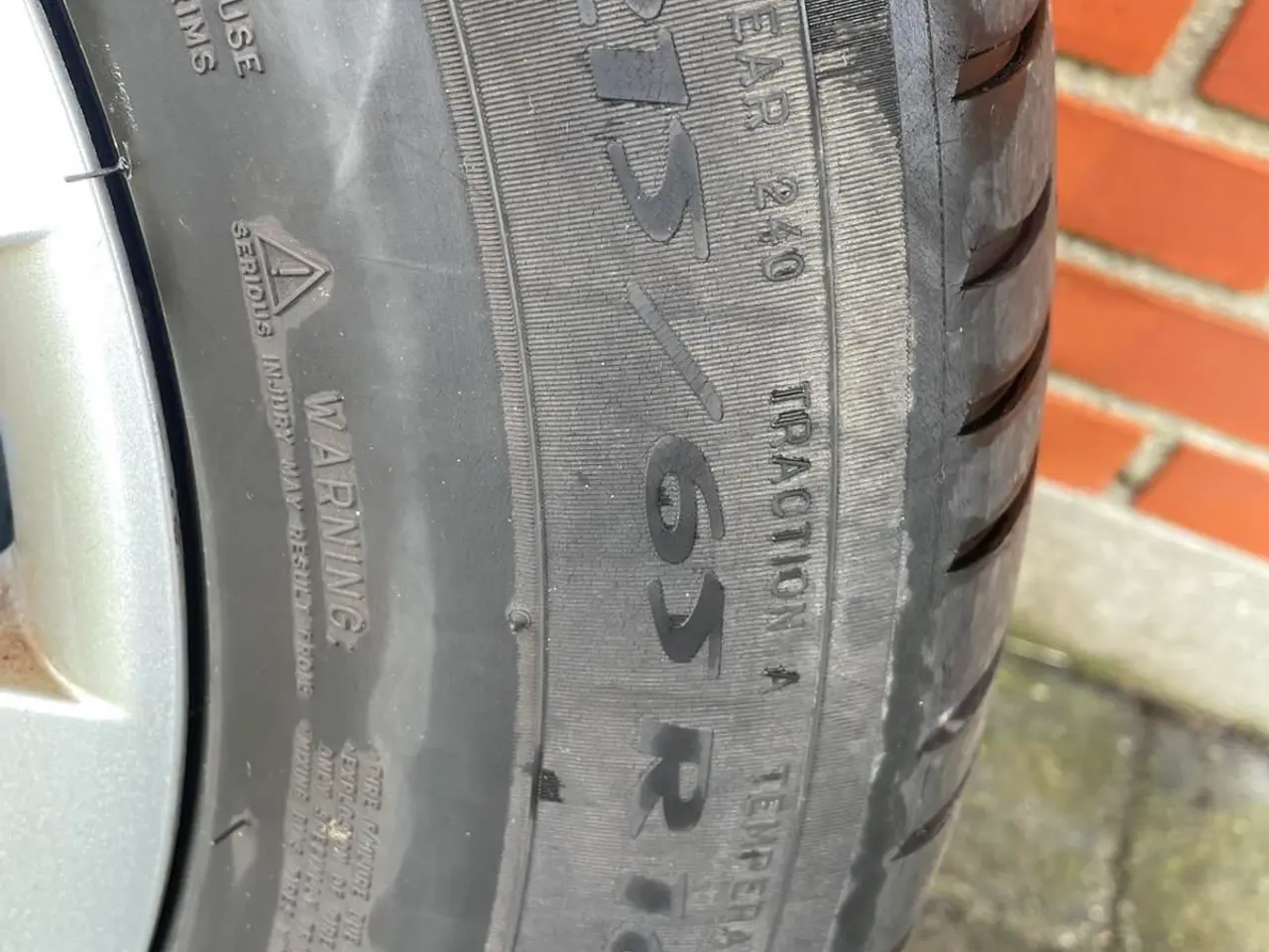 Billede 5 - 16 originale renault/nissan stålfælge m.sommerdæk