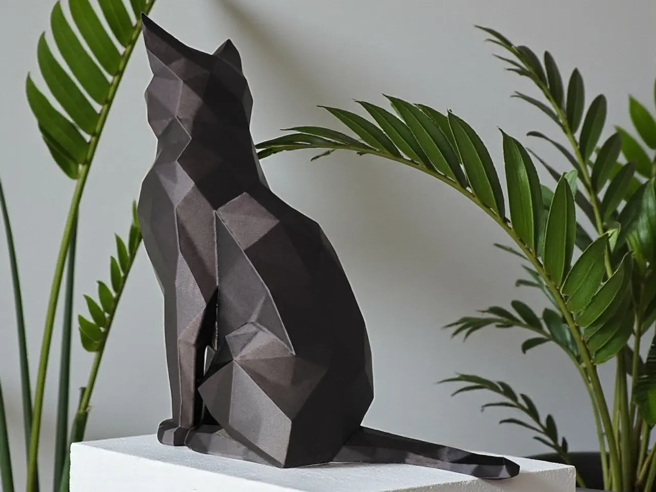 Billede 5 - Geometrisk Low-Poly Kat