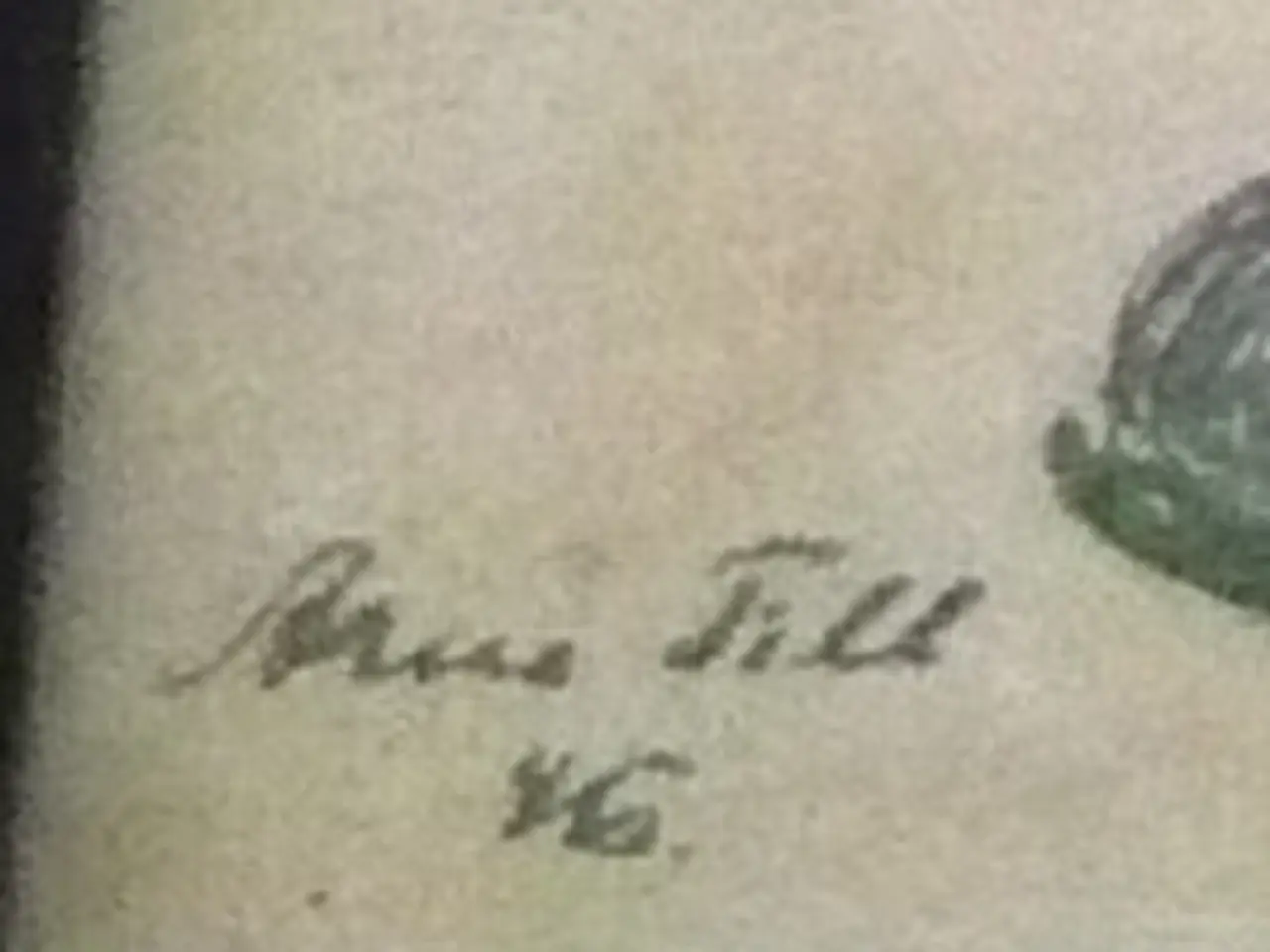 Billede 2 - SIGNERET BILLEDE RADERING?
