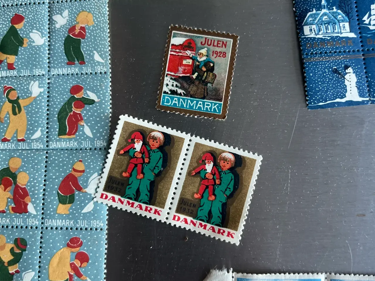 Billede 4 - Julefrimærker i årene 1928-1954 og blandet samling