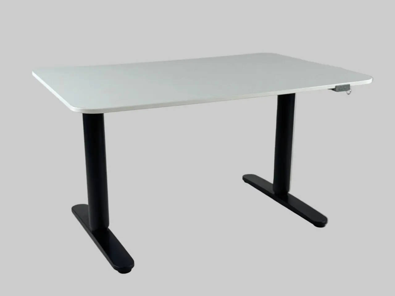 Billede 1 - IKEA BEKANT Hæve/sænkebord – Hvid/Sort Stel 120x80 cm