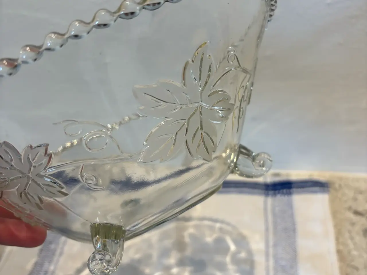 Billede 1 - Glasskål på fødder