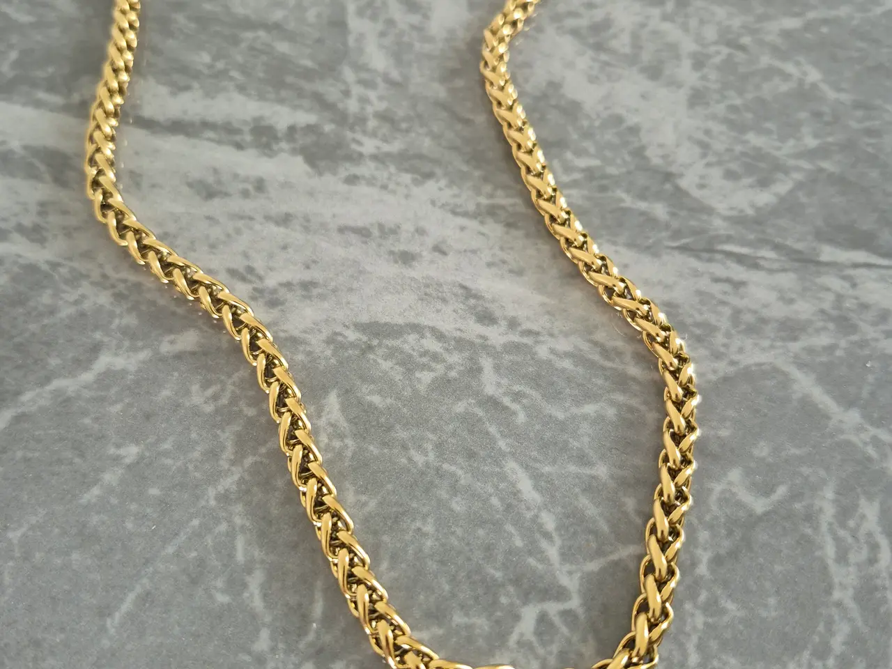Billede 2 - Goldfilled wheat chain