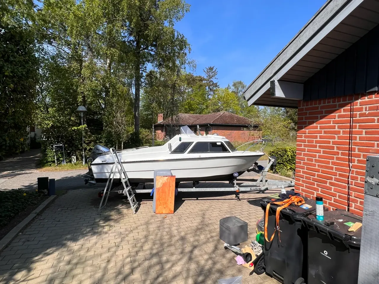 Billede 5 - Motorbåd med 4 takt 50hk Honda inkl. trailer