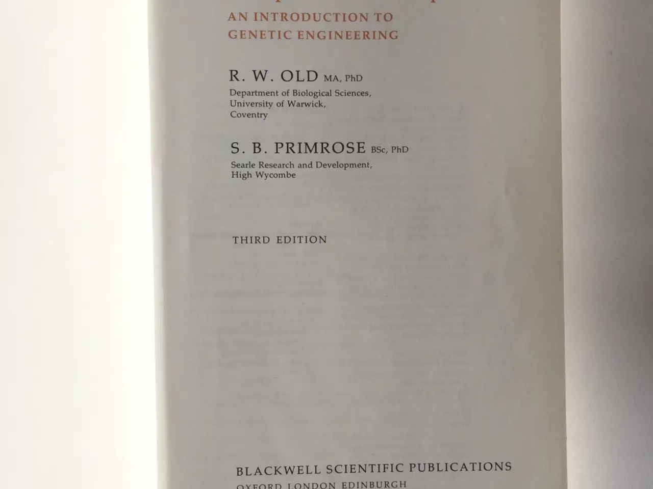Billede 6 - Principles of Gene Manipulation