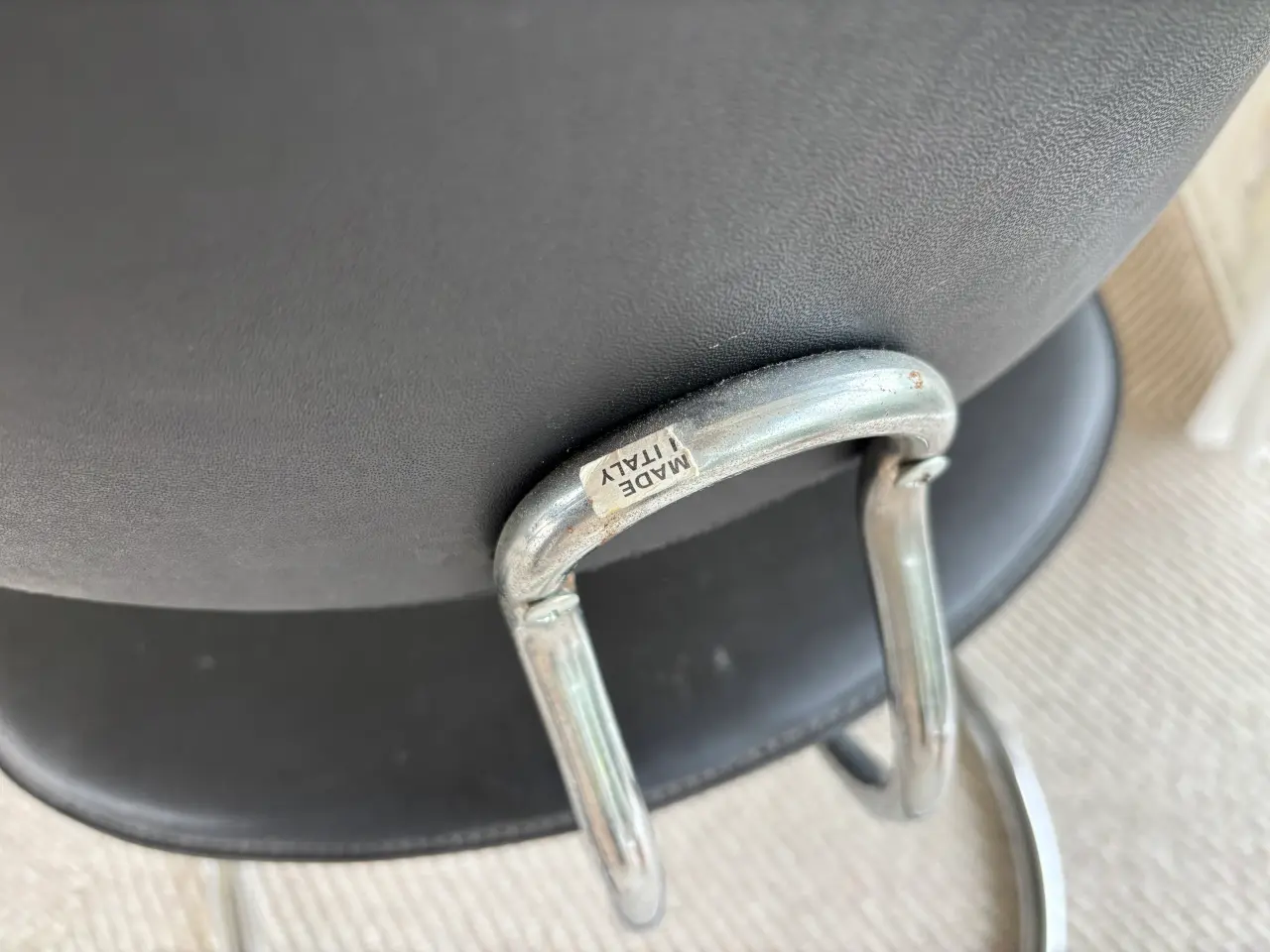 Billede 1 - Stole, læder 2 stk - made in Italy