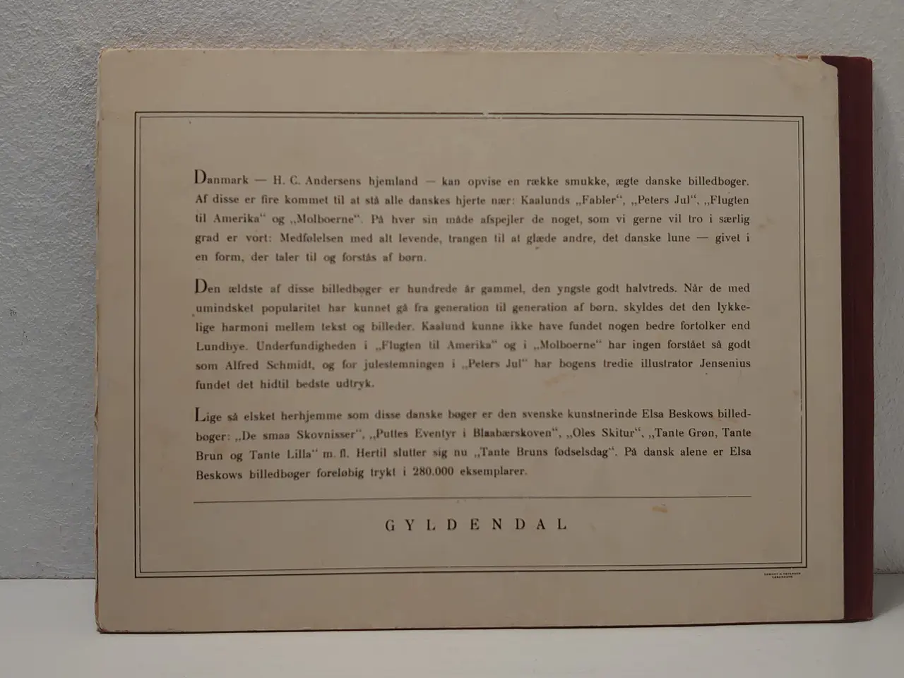 Billede 2 - Elsa Beskow: Tante Bruns Fødselsdag. 1. udg. 1949.