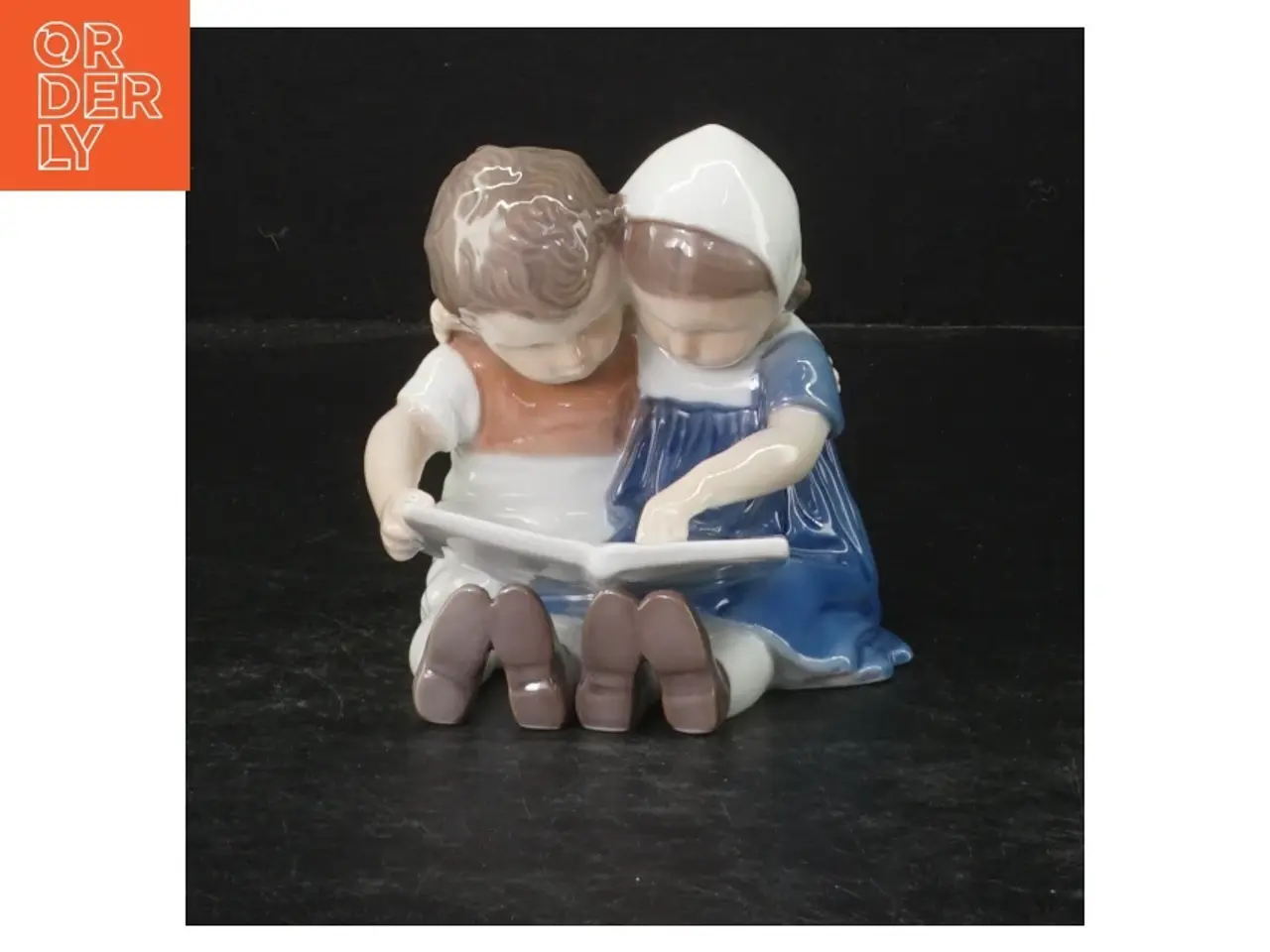 Billede 1 - porcelænsfigur af små børn fra B&G (str. 10 cm)