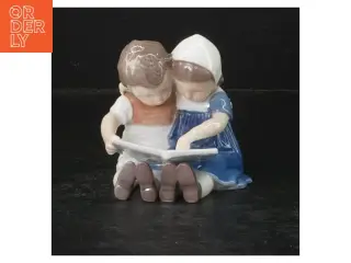 porcelænsfigur af små børn fra B&G (str. 10 cm)