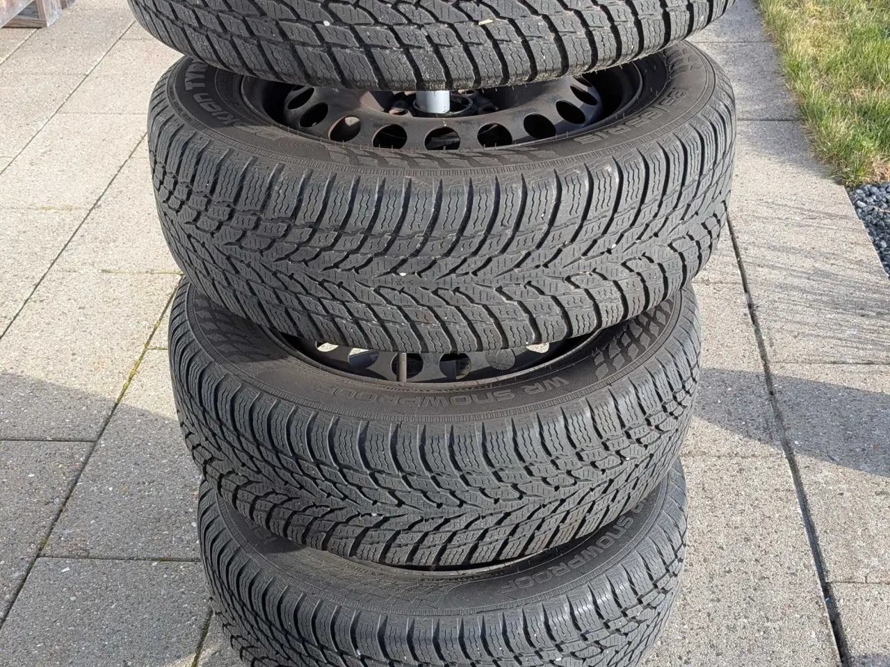 Billede 5 - Nokian vinterdæk på stålfælge 185/65R15