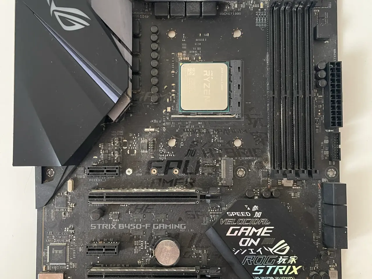 Billede 1 - Asus ROG Strix B450-F med Ryzen 5 3400g