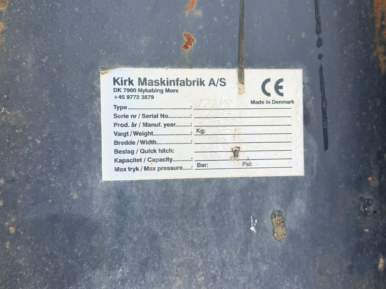 Billede 4 - Kirk Skovl 80 cm bred - S45 beslag