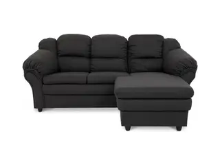Tønder ch. sofa - 3 pers. højre - Koksgrå Inari 95