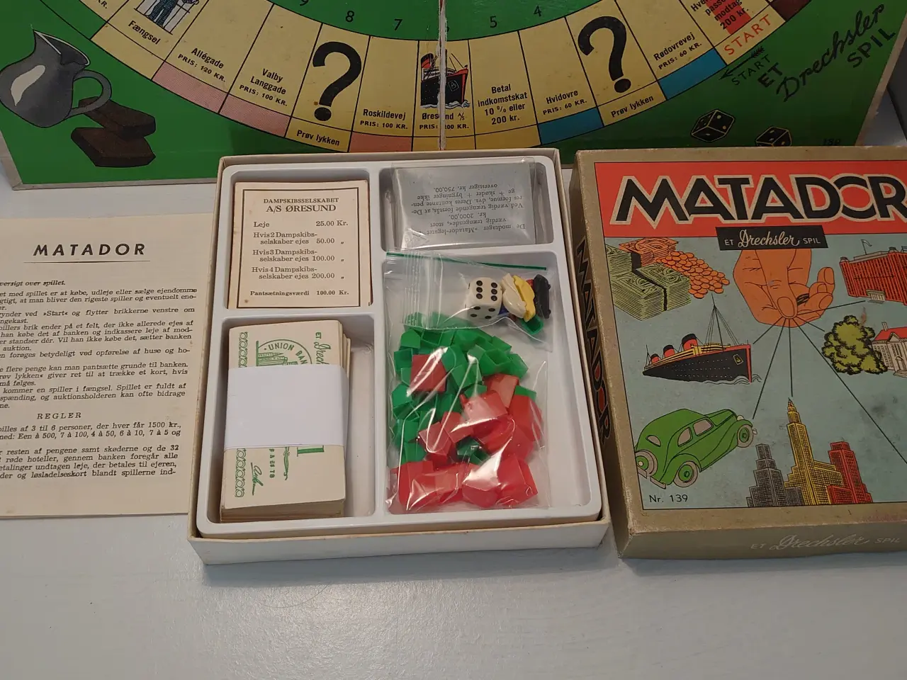Billede 3 - Matadorspil fra ca 1970. Komplet og velholdt.