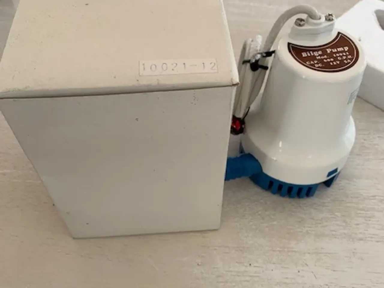 Billede 4 - 2 stk 12 volt lænsepumpe 600 GPH, 19 mm slange