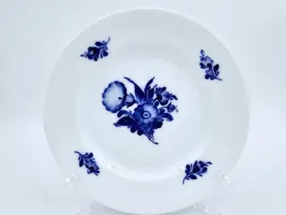 Blå Blomst Flettet Frokosttallerken nr. 10-8095. sortering 2