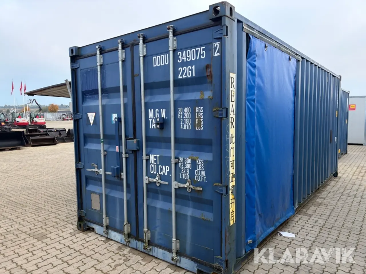 Billede 4 - 20” container med sav og sugeanlæg