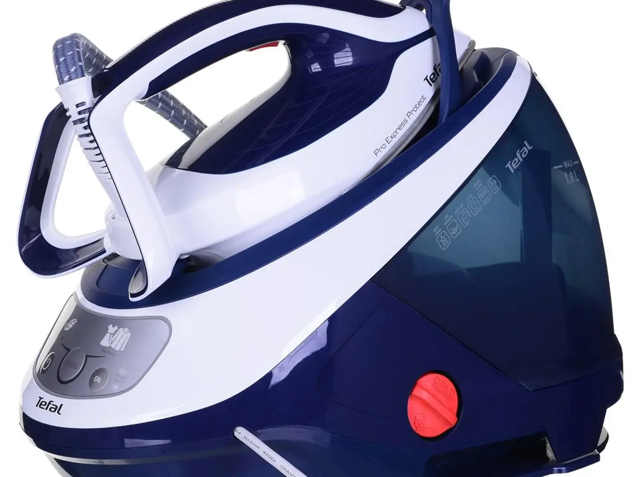 Billede 1 - Dampstation strygejern Tefal Pro Express Protect GV9221E0 - 2.600 W, 1,8 l, blå/hvid