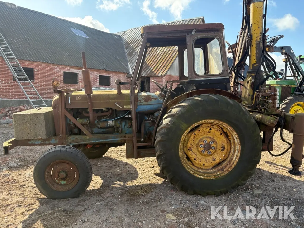 Billede 5 - Traktor m/kran Power major