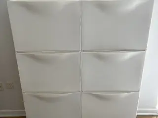 Hvide IKEA TRONES skokasser - 75 kr./stk.