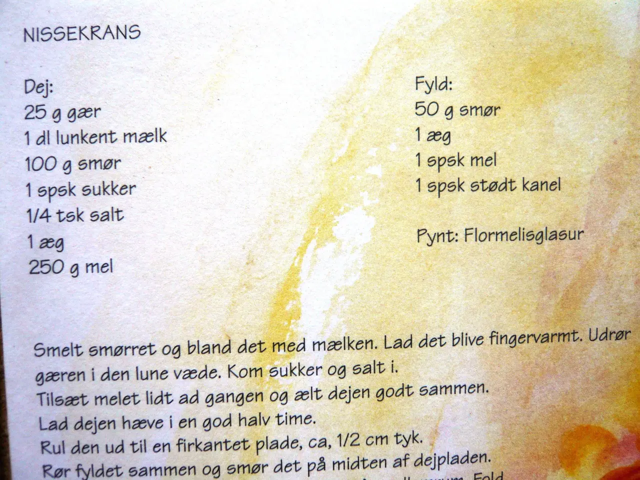Billede 5 - 3 sjove julekort med bageopskrifter
