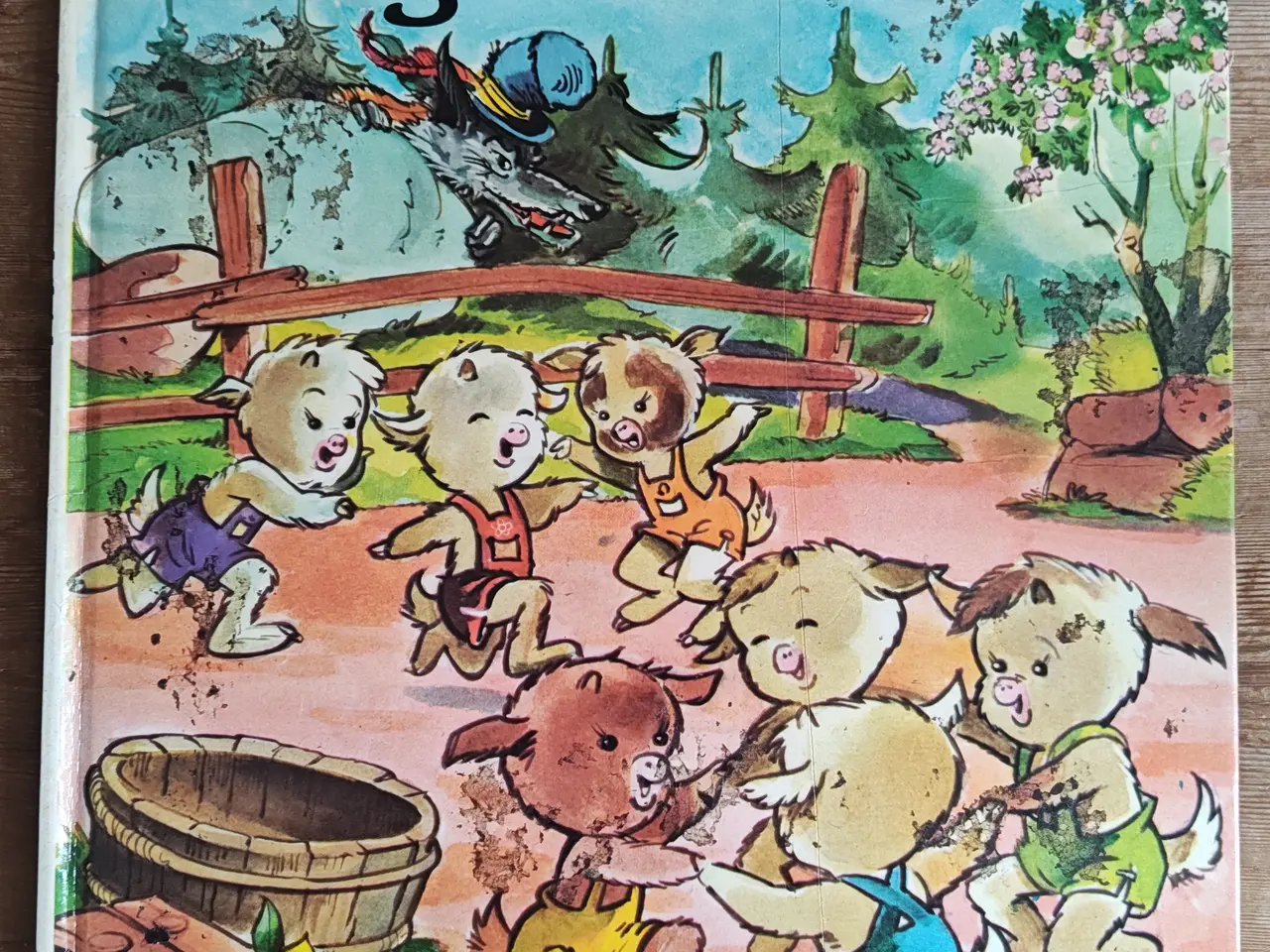 Billede 1 - Ulven og de syv gedekid BOG af Brødrene Grimm 1980