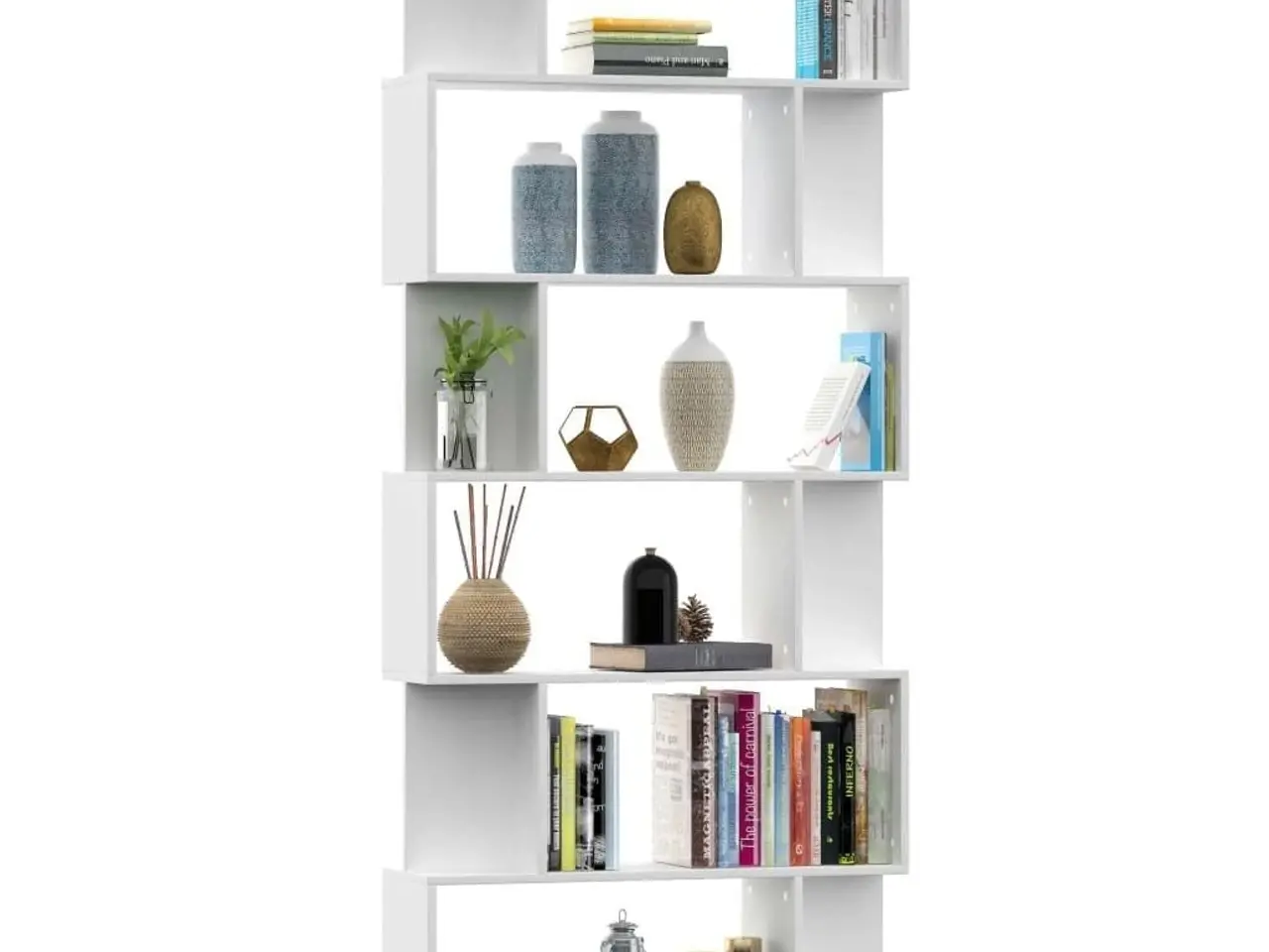 Billede 3 - Bogreol/rumdeler 80 x 24 x 192 cm - hvid