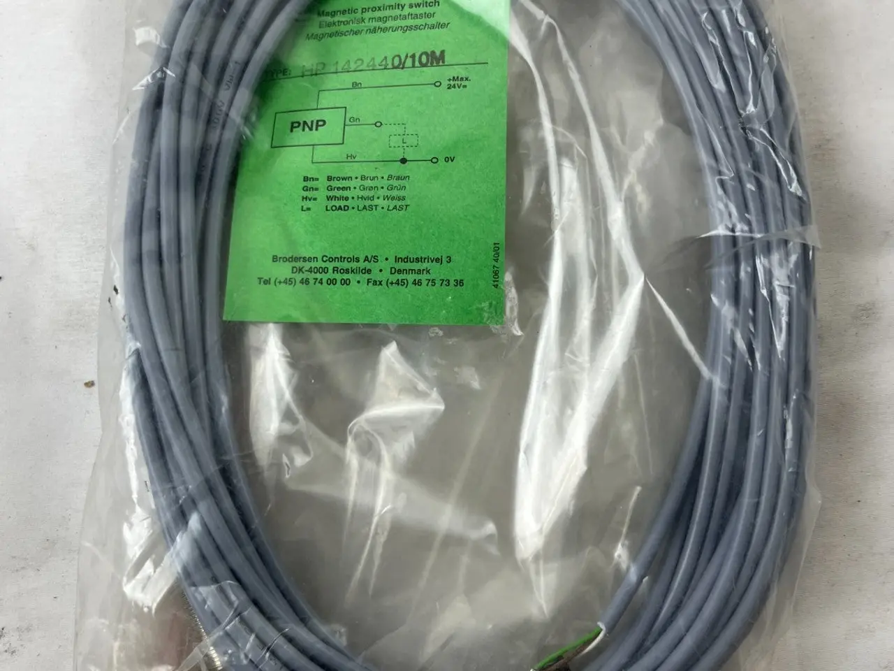 Billede 2 - Brodersen HP142440/10M Magnetic Proximity kontakt