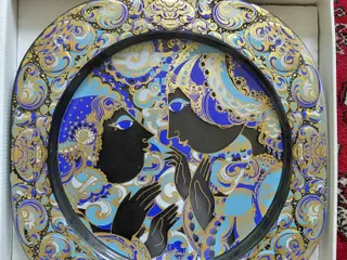 2 stk. Bjørn Wiinblad platter.