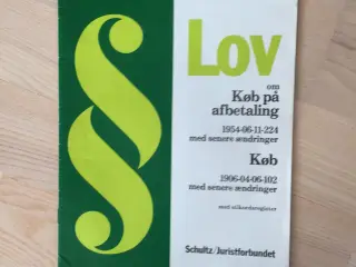 Lov om køb på afbetaling