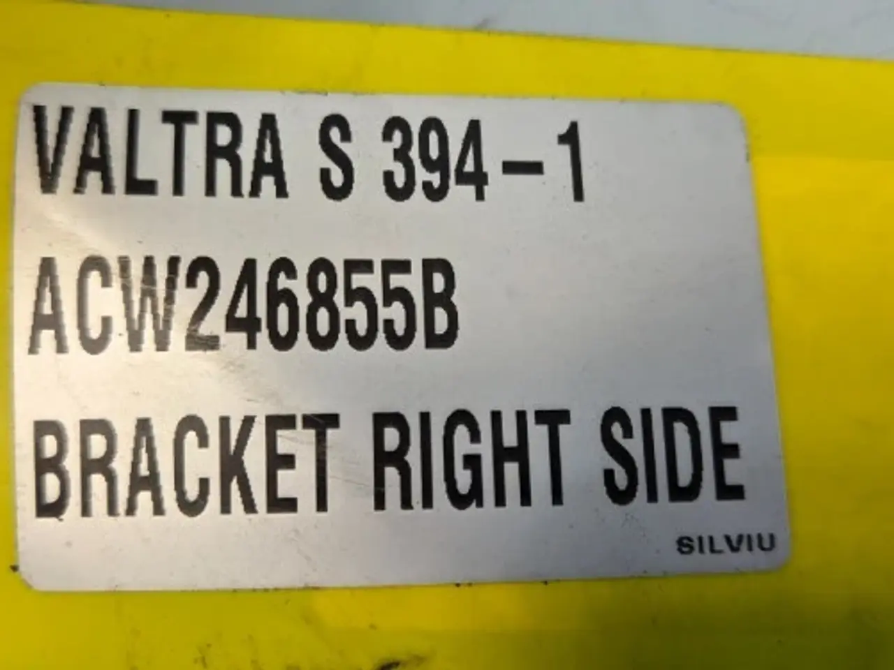 Billede 12 - Valtra S394 Beslag R.  ACW246855B