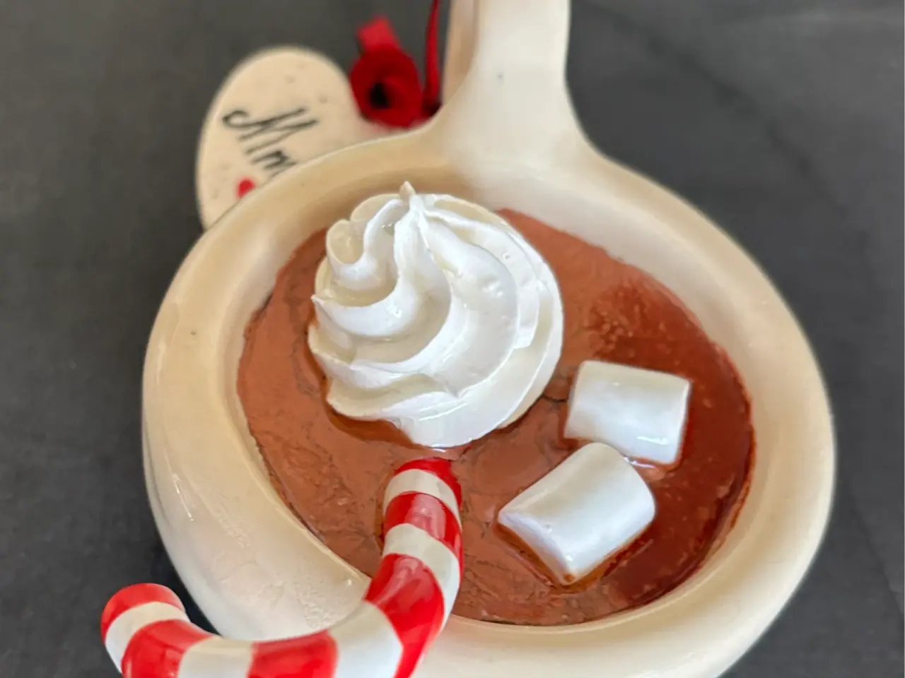 Billede 6 - Cacaokop med julepynt i keramik