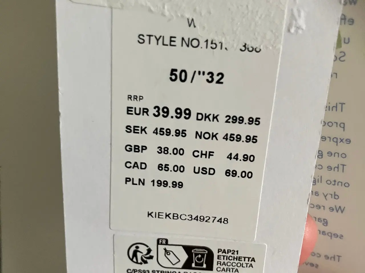 Billede 2 - Bukser 50