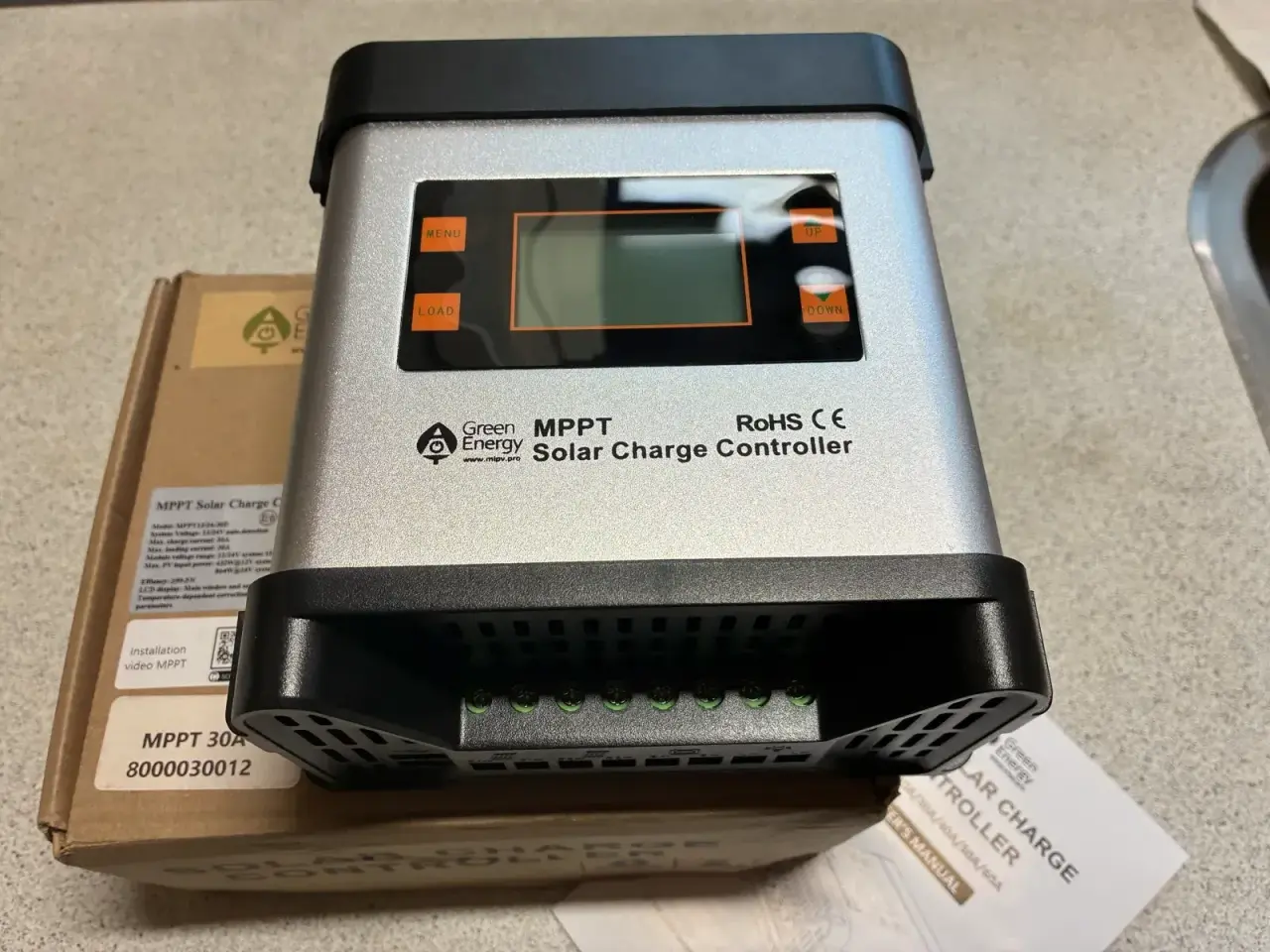 Billede 1 - Solcelle/Controller til solpanel
