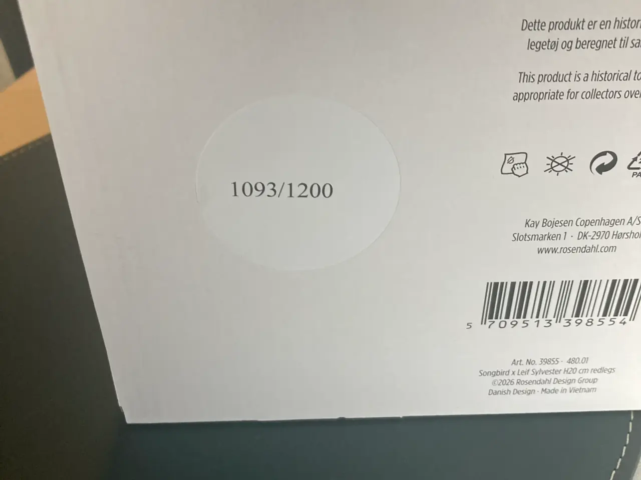 Billede 2 - Kay Bojesen Leif Sylvester nr 1093 a 1200 stk