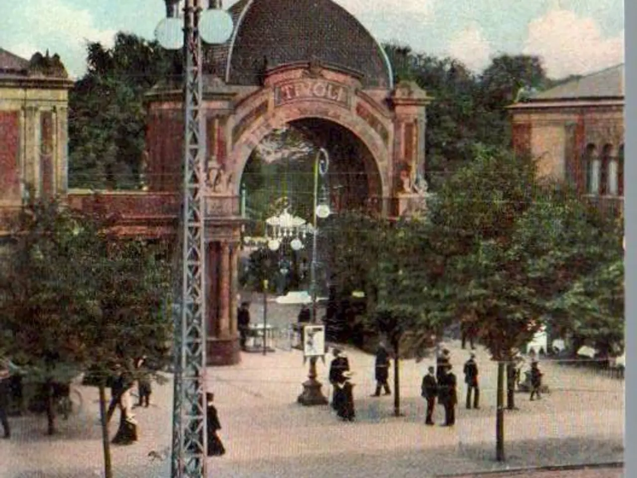 Billede 1 - København - Indgang til Tivoli - Postkort  - Ubrugt
