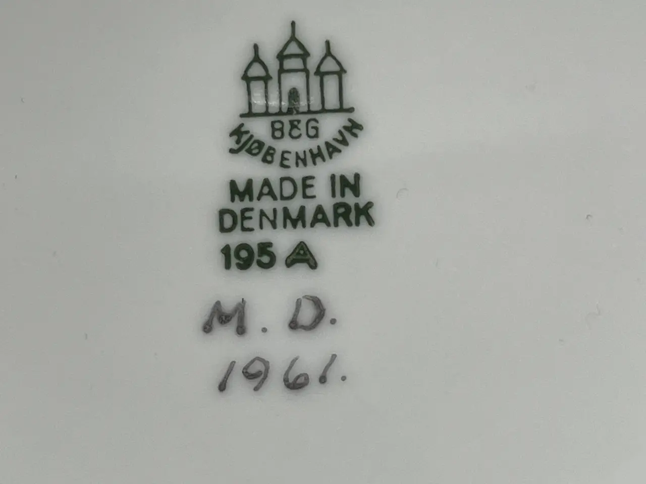 Billede 4 - Smukt fad fra B&G København 1961