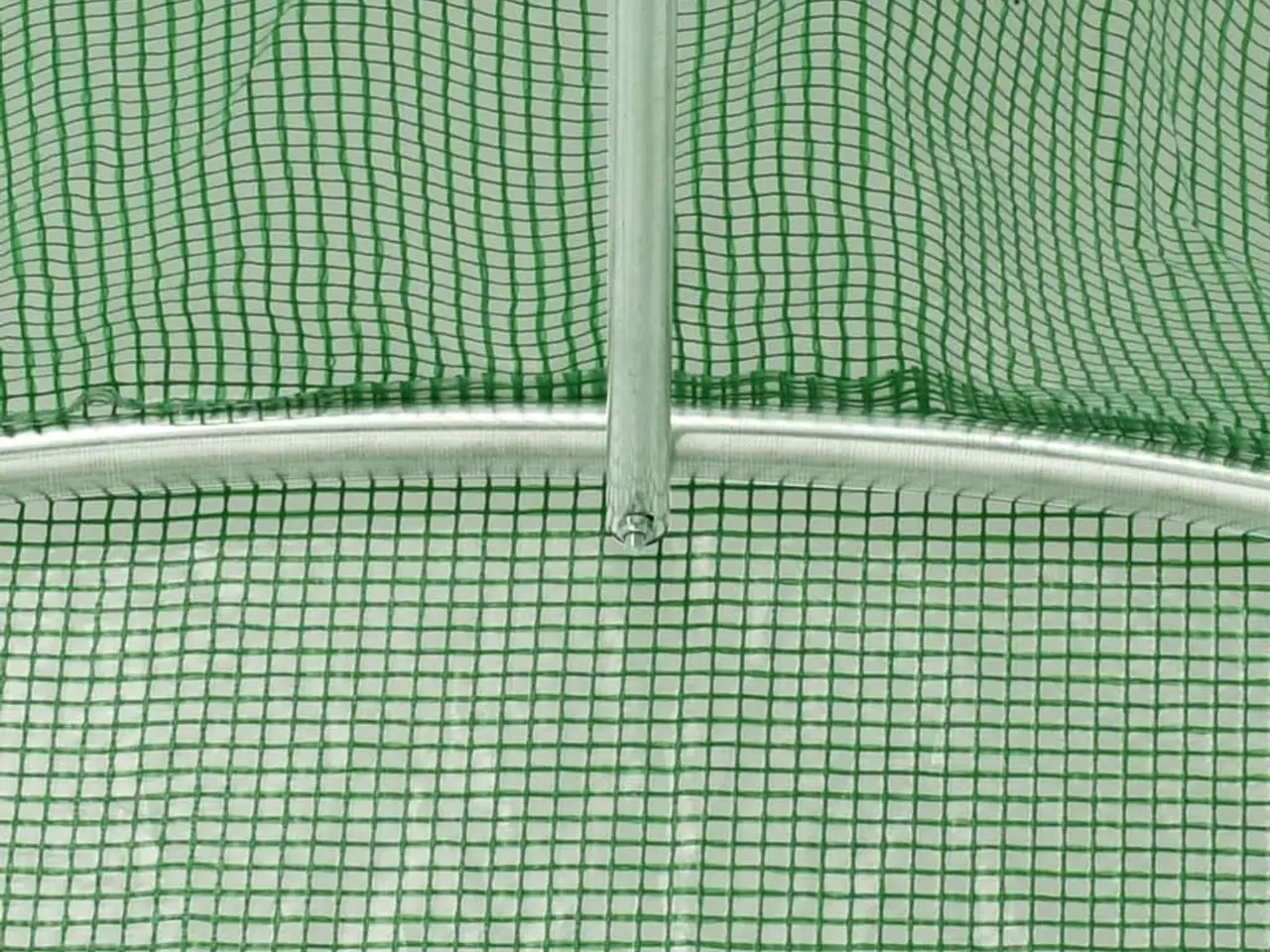 Billede 3 - Drivhus 3,5 m² i PE-netstof - 450 × 300 × 200 cm, grøn
