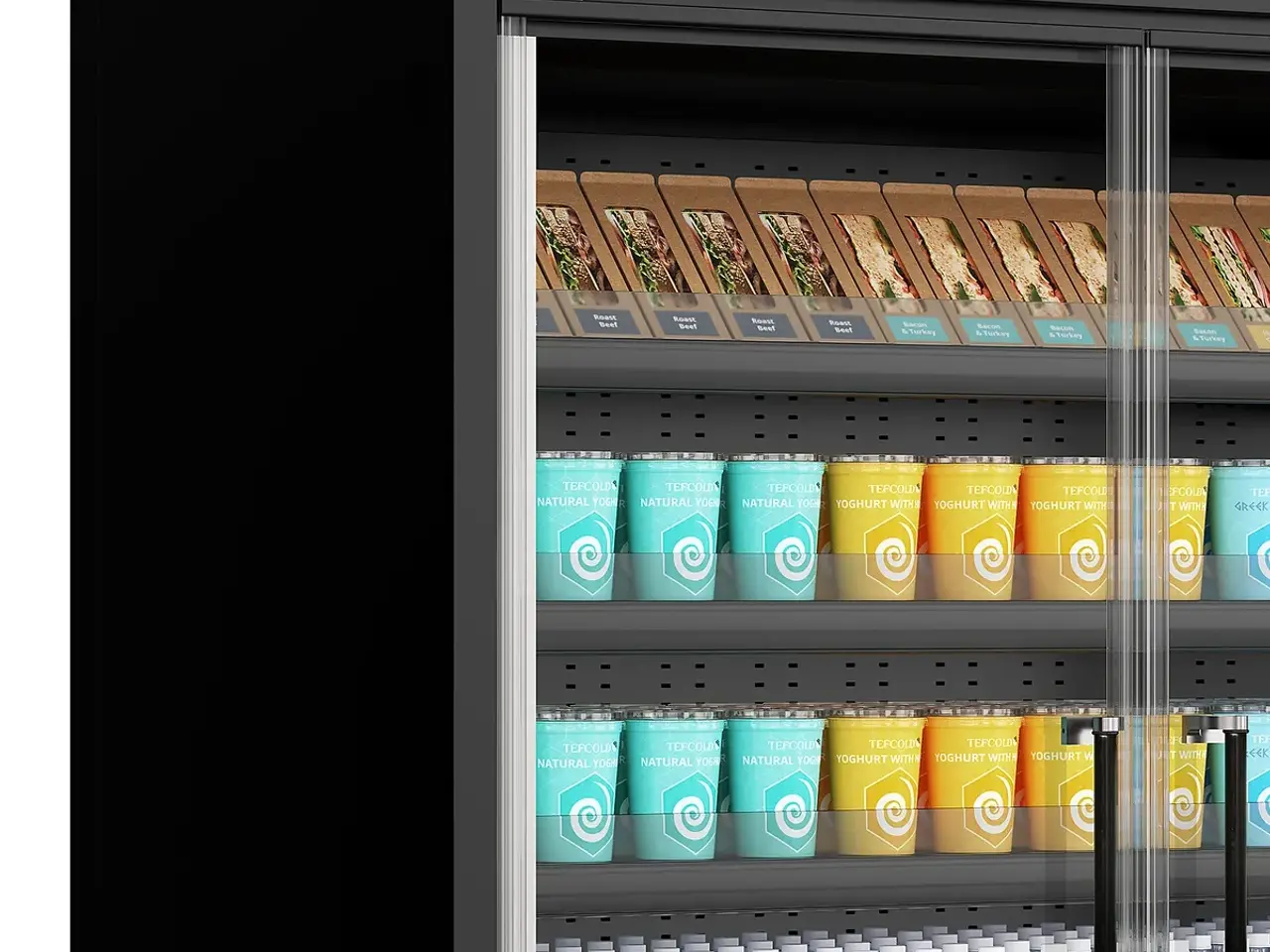 Billede 3 - Tefcold Multideck køler med døre